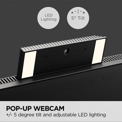 MONITEUR USB-C 90W PD RJ45 WEBCAM POP-UP RÉSOLUTION 1920X1080
