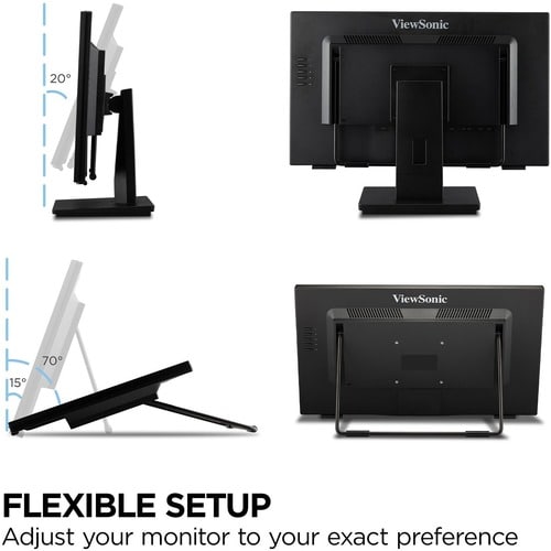Monitor táctil LCD ViewSonic TD2465 de 24" - 16:9 - 7 ms
