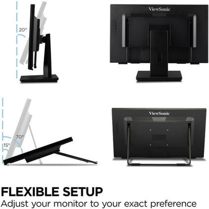 Monitor táctil LCD ViewSonic TD2465 de 24" - 16:9 - 7 ms