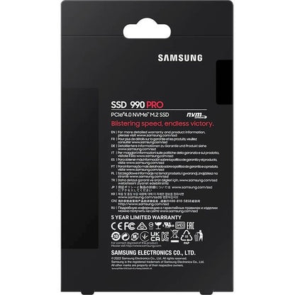 990 PRO SERIES 2TB PCIE GEN4. X4 NVME 2.0 CASE PK 10