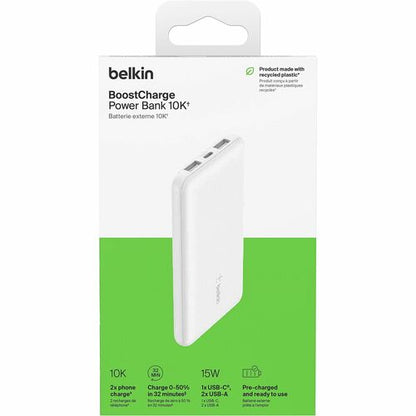 Belkin 15W 3-port USB Power Bank - 10K mAh