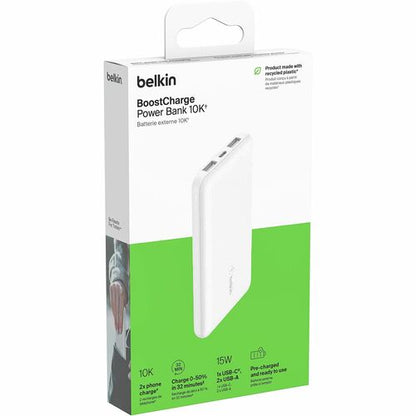 Belkin 15W 3-port USB Power Bank - 10K mAh