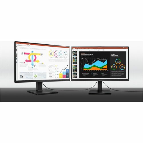 27IN LCD 2560X1440 IPS MNTR USBC HDMI DP HDR10 SWIVEL PIVOT