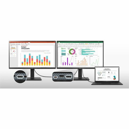 27IN LCD 2560X1440 IPS MNTR USBC HDMI DP HDR10 SWIVEL PIVOT