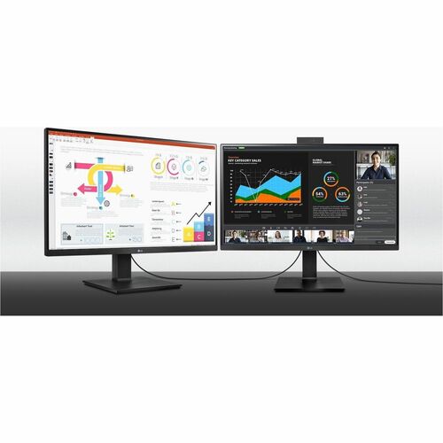 27IN LCD 2560X1440 WEBCAM MNTRIPS USBC HDMI DP HDR10 SWIVE