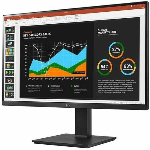 27IN LCD 2560X1440 WEBCAM MNTRIPS USBC HDMI DP HDR10 SWIVE
