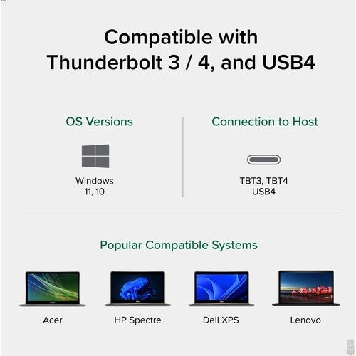 Câble de transfert de données Thunderbolt 4 enfichable