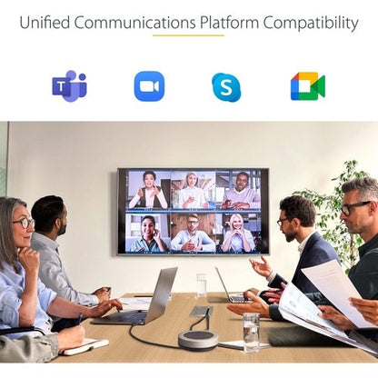 ALTAVOZ DE CONFERENCIA USB-C MINI DOCK ADAPTADOR MULTIPUERTO PORTÁTIL