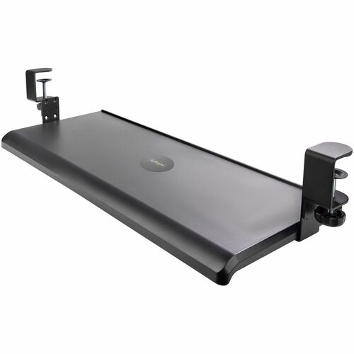 Bandeja para teclado debajo del escritorio, soporte para teclado con abrazadera