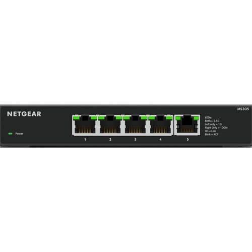 CONMUTADOR NO ADMINISTRADO ETHERNET MULTIGIGABIT 2.5G DE 5 PUERTOS