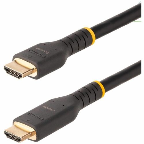 StarTech.com 7m (23ft) Active HDMI Cable, HDMI 2.0 4K 60Hz UHD, Rugged HDMI Cord w/ Aramid