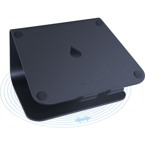 Support pour ordinateur portable Rain Design mStand360 avec base pivotante - Minuit - mStand3
