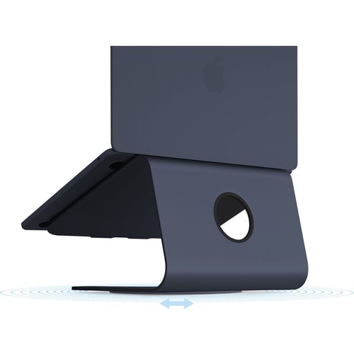 Support pour ordinateur portable Rain Design mStand360 avec base pivotante - Minuit - mStand3