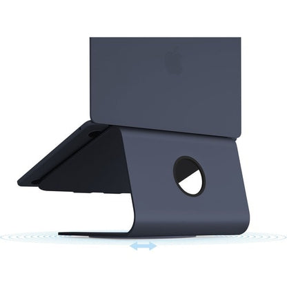 Support pour ordinateur portable Rain Design mStand360 avec base pivotante - Minuit - mStand3