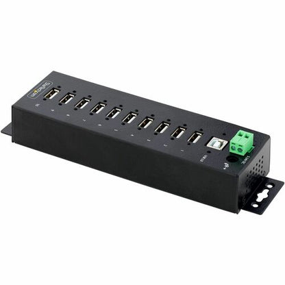StarTech.com Hub USB 2.0 industriel 10 ports, robuste et protégé contre les décharges électrostatiques