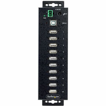 StarTech.com Hub USB 2.0 industriel 10 ports, robuste et protégé contre les décharges électrostatiques