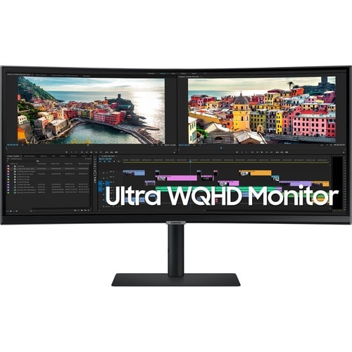 Samsung ViewFinity S6 S34A654UBN 34\" Class UW-QHD Curved Screen LCD Monitor - 21:9