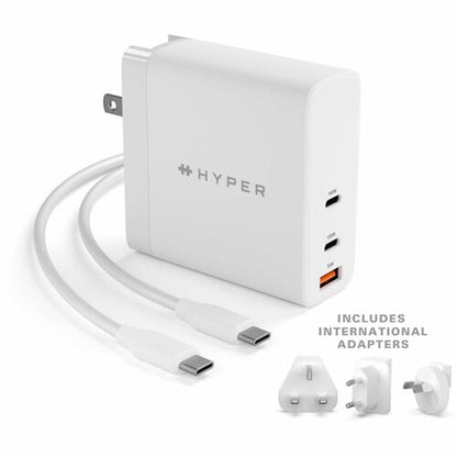 Cargador USB-C HyperJuice GaN de 140 W de Targus - 140 W - Blanco