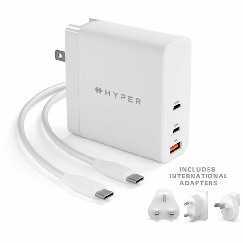 Cargador USB-C HyperJuice GaN de 140 W de Targus - 140 W - Blanco