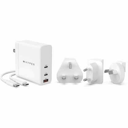 Cargador USB-C HyperJuice GaN de 140 W de Targus - 140 W - Blanco