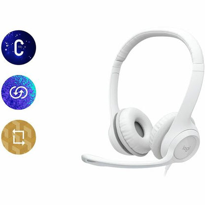 Logitech H390 USB-A Computer Headset - Stereo
