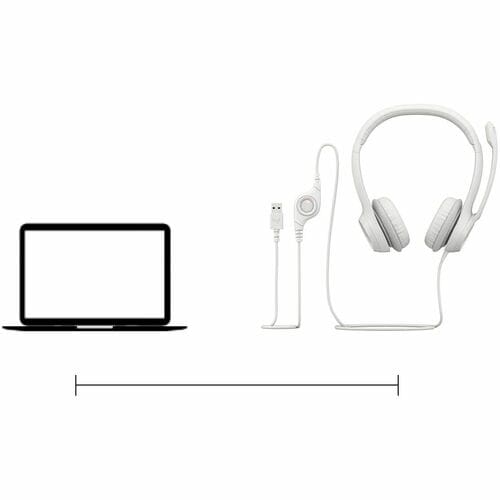 Logitech H390 USB-A Computer Headset - Stereo