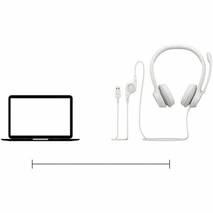 Logitech H390 USB-A Computer Headset - Stereo