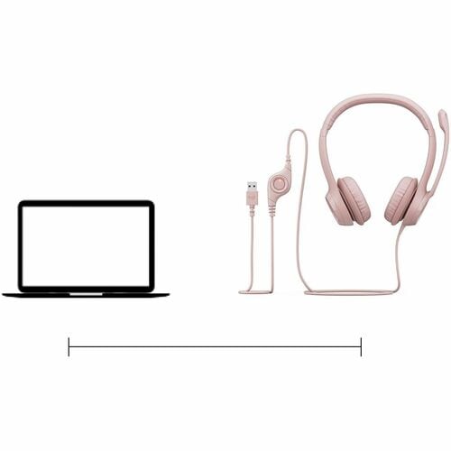 Logitech H390 USB-A Computer Headset - Stereo
