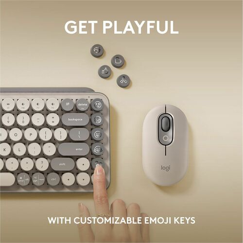 Clavier mécanique sans fil Logitech POP Keys avec emojis