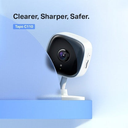 Caméra réseau HD 3 mégapixels Tapo TAPO C110 - Vision nocturne 9,14 m - H.2