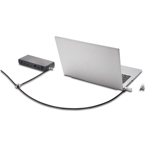 Kensington Slim NanoSaver 2.0 Dual Headed Lock - 5.9 ft (1.80 m) Cable - Keyed Lock