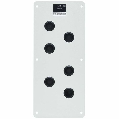 Placa de prensaestopas SmartRack de Tripp Lite de Eaton para NEMA