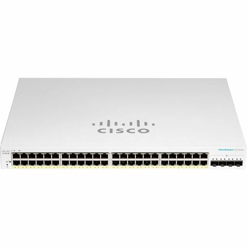CBS220 SMART 48PORT GE POE 4X10G SFP+ REMANUFACTURED
