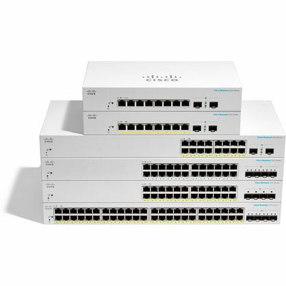CBS220 SMART 48PORT GE POE 4X10G SFP+ REMANUFACTURED