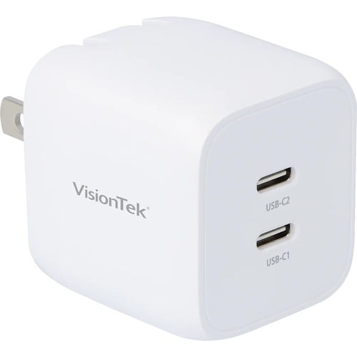 VisionTek 35W GaN II Power Adapter - 2 Port - 35 W - 120 V AC, 230 V A
