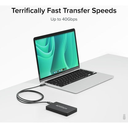 Câble USB 4 enfichable avec charge 240 W, 1 m, certifié USB-IF