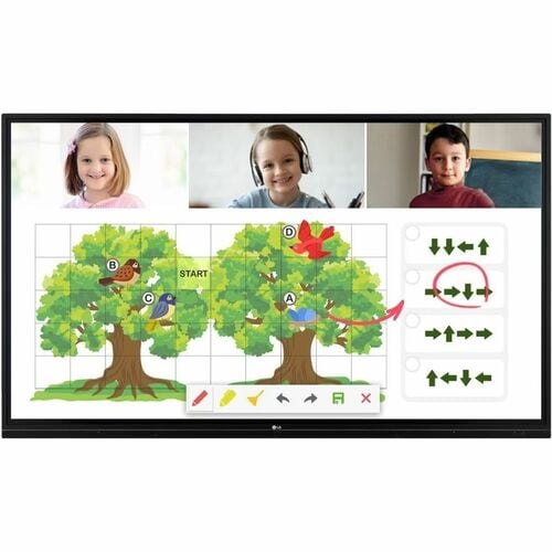 Écran numérique IPS UHD multipoint IR LG 75" série TR3BF-B
