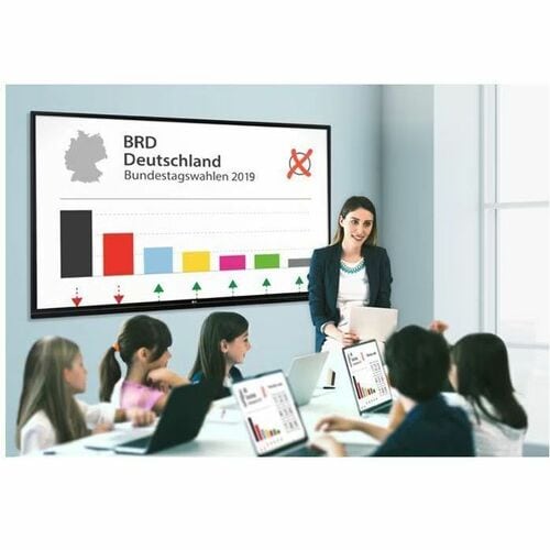 Écran numérique IPS UHD multipoint IR LG 75" série TR3BF-B