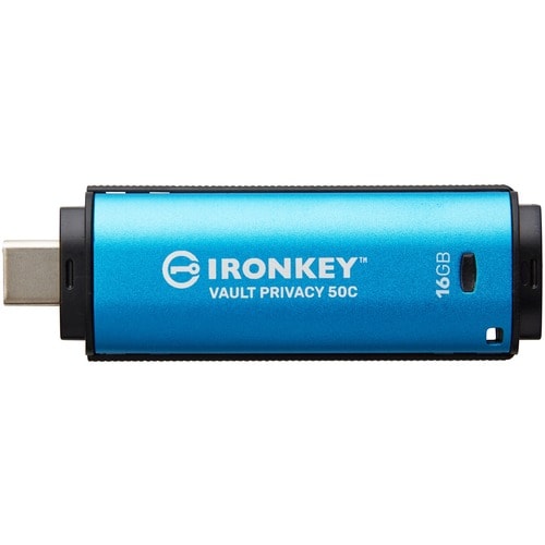 16GB USB-C IRONKEY VAULT PRIVACY 50C AES-256 ENCRYPTED FIPS