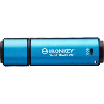 16GB USB-C IRONKEY VAULT PRIVACY 50C AES-256 ENCRYPTED FIPS