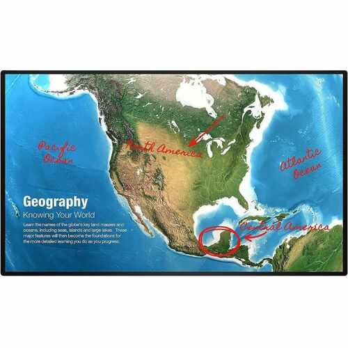 65IN SHARP NEC INTERACTIVE TOUCH DISP 4KUHD 20POINT MULTITOUCH