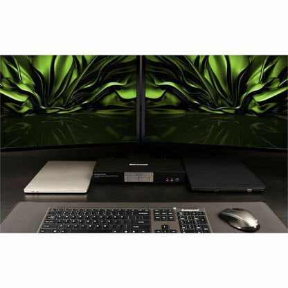 MATRIZ KVM USB DE 2 PUERTOS 4K DUALVIEW DISPLAYPORT CON CONCENTRADOR Y AUDIO