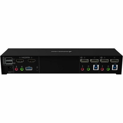 MATRIZ KVM USB DE 2 PUERTOS 4K DUALVIEW DISPLAYPORT CON CONCENTRADOR Y AUDIO