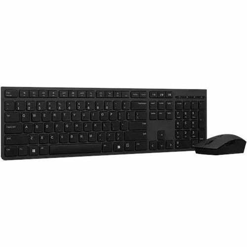 Lenovo Professional Wireless Rechargeable Combo Keyboard and Mouse-French Canadian 445