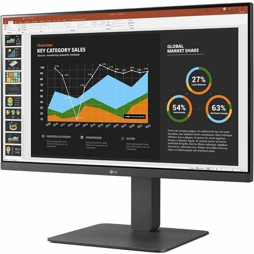 LG 24BR650B-C 24\" Class Full HD LCD Monitor - 16:9