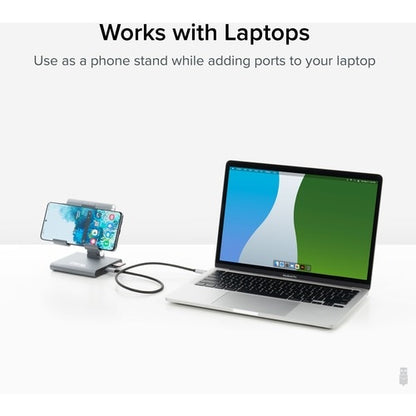 Station d'accueil USB-C Plugable 8 en 1 pour iPad avec support, 100 W