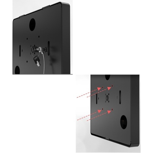 Caja de seguridad digital universal CTA Digital con bloqueo de contraseña para montaje en pared - 9