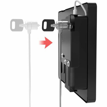 Soporte para banco de energía digital CTA con placa VESA (negro) - Admite 3,94"