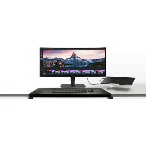 LG Ultrawide 34BQ77QB-B 34\" Class UW-QHD Curved Screen LED Monitor
