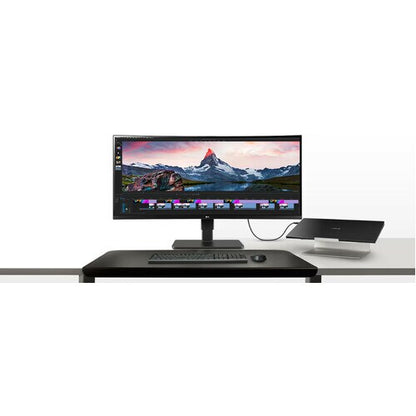 LG Ultrawide 34BQ77QB-B 34\" Class UW-QHD Curved Screen LED Monitor